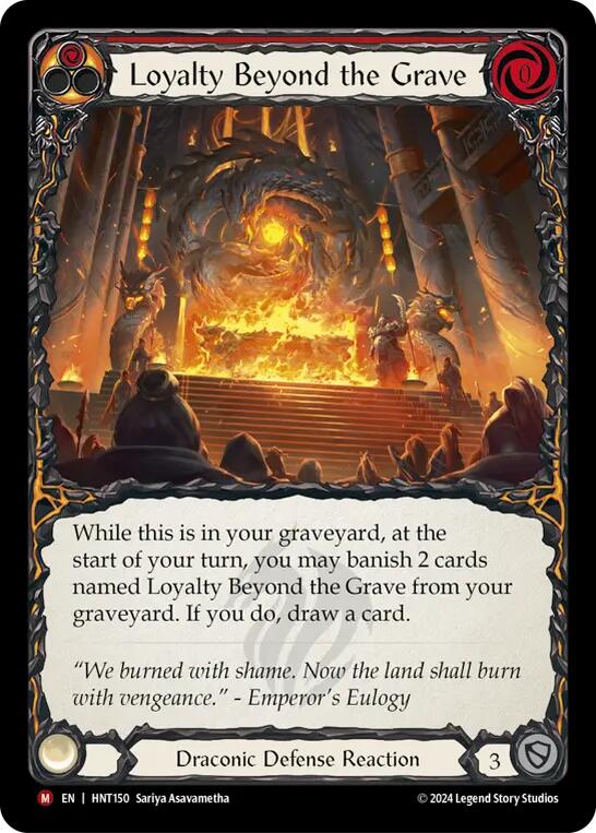 Loyalty Beyond the Grave [HNT150] (The Hunted)  Rainbow Foil | Good Games Morley