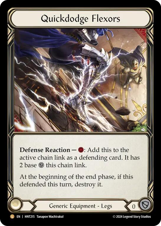 Quickdodge Flexors [HNT215] (The Hunted)  Cold Foil | Good Games Morley