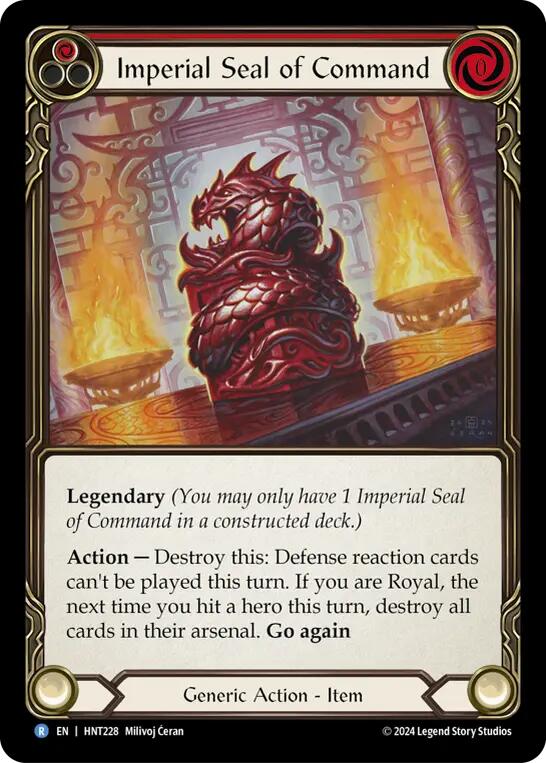 Imperial Seal of Command [HNT228] (The Hunted)  Rainbow Foil | Good Games Morley