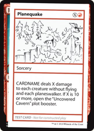 Planequake (2021 Edition) [Mystery Booster Playtest Cards] | Good Games Morley