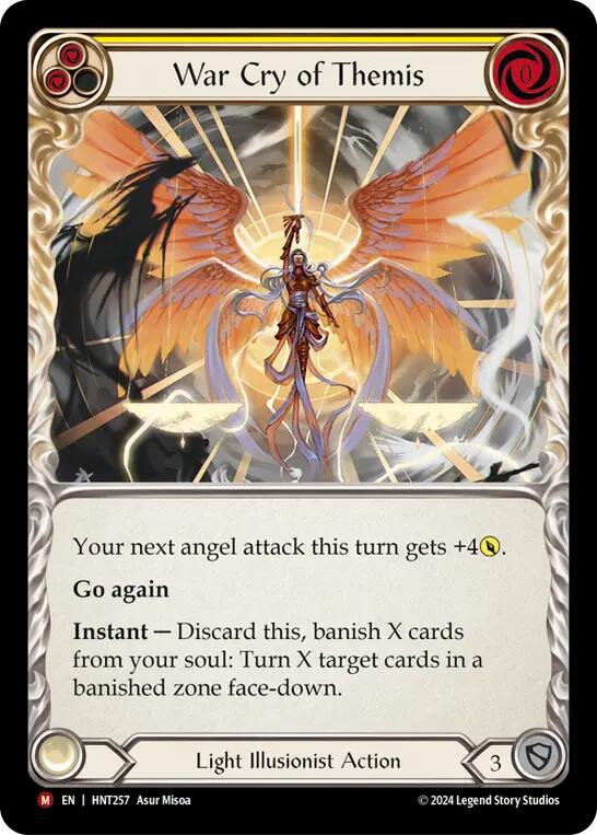 War Cry of Themis [HNT257] (The Hunted)  Rainbow Foil | Good Games Morley