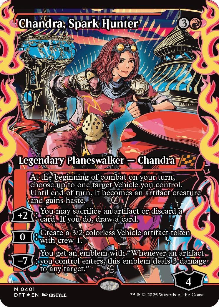 Chandra, Spark Hunter (Showcase) (Japanese) [Aetherdrift] | Good Games Morley
