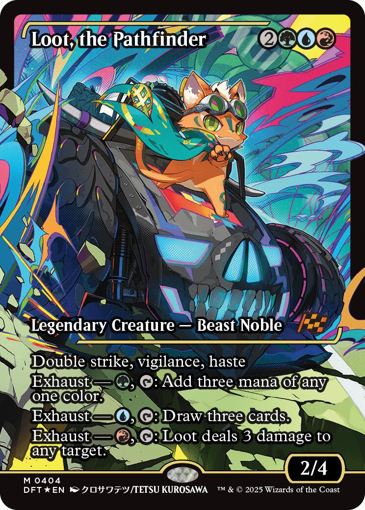 Loot, the Pathfinder (Showcase) (Japanese) [Aetherdrift] | Good Games Morley