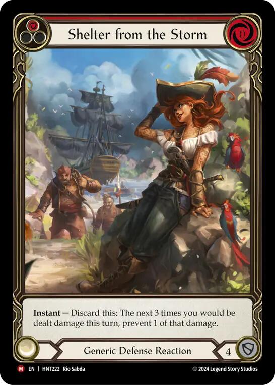 Shelter from the Storm (Extended Art) [HNT222] (The Hunted)  Rainbow Foil | Good Games Morley