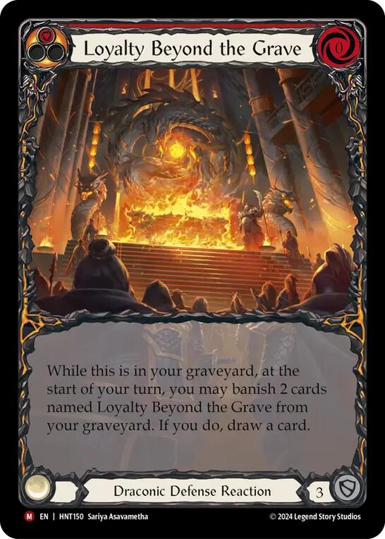 Loyalty Beyond the Grave (Extended Art) [HNT150] (The Hunted)  Rainbow Foil | Good Games Morley