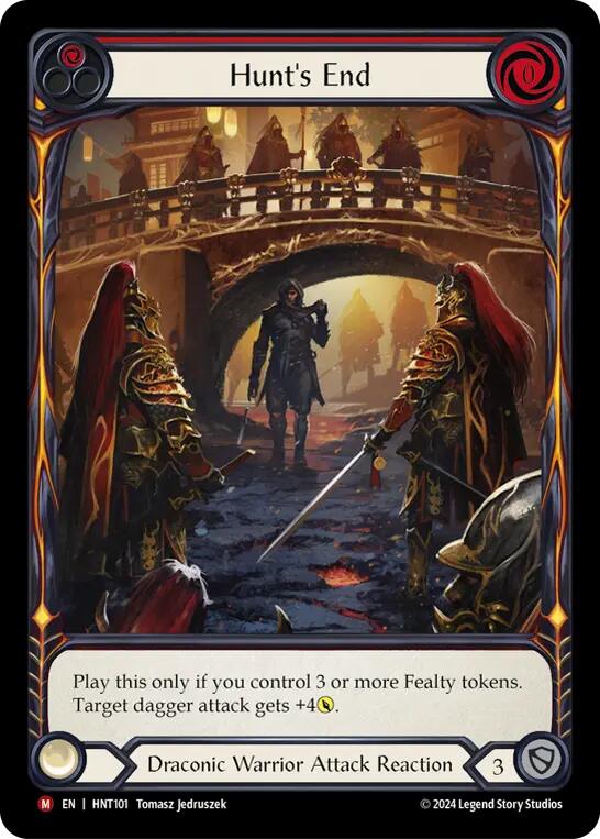 Hunt's End (Extended Art) [HNT101] (The Hunted)  Rainbow Foil | Good Games Morley