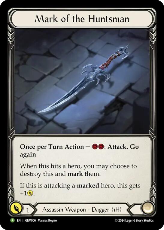 Mark of the Huntsman [GEM006] (GEM Pack 1)  Cold Foil | Good Games Morley