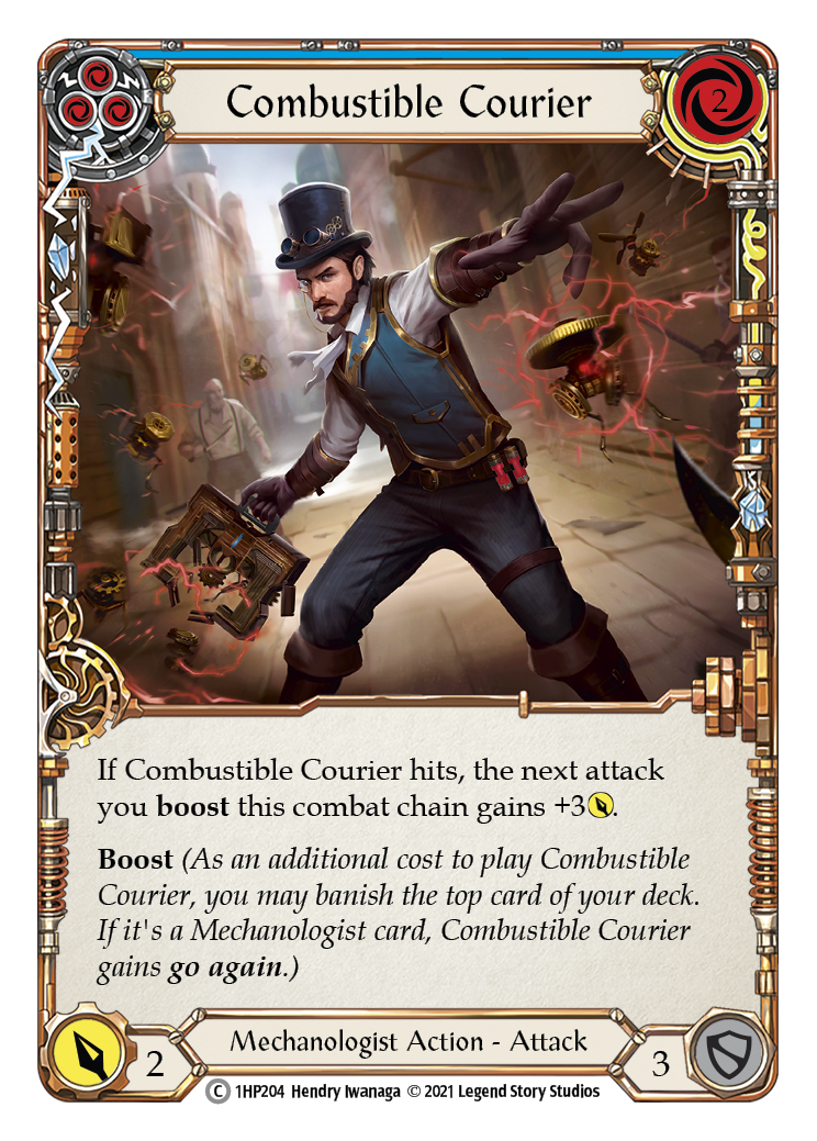 Combustible Courier (Blue) [1HP204] (History Pack 1) | Good Games Morley
