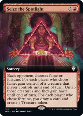 Seize the Spotlight Extended Art 152 (Commander: Streets of New Capenna)  | Good Games Morley