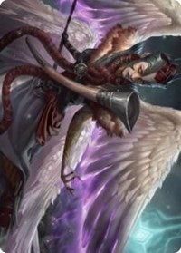 Firja, Judge of Valor Art Card [Kaldheim Art Series] | Good Games Morley