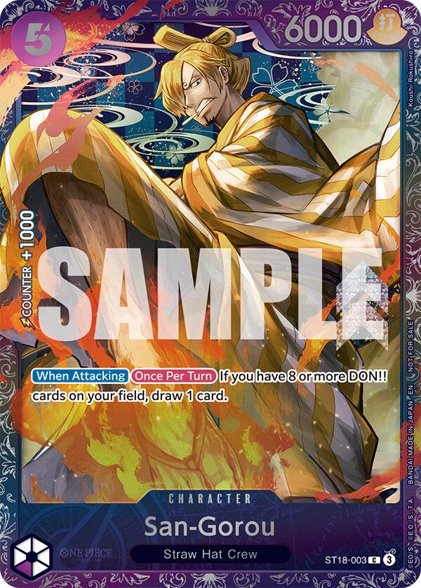 San-Gorou (Treasure Cup 2025) [One Piece Promotion Cards] | Good Games Morley