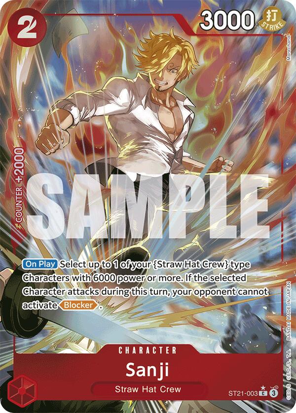 Sanji (Parallel) [Starter Deck EX: Gear 5] | Good Games Morley
