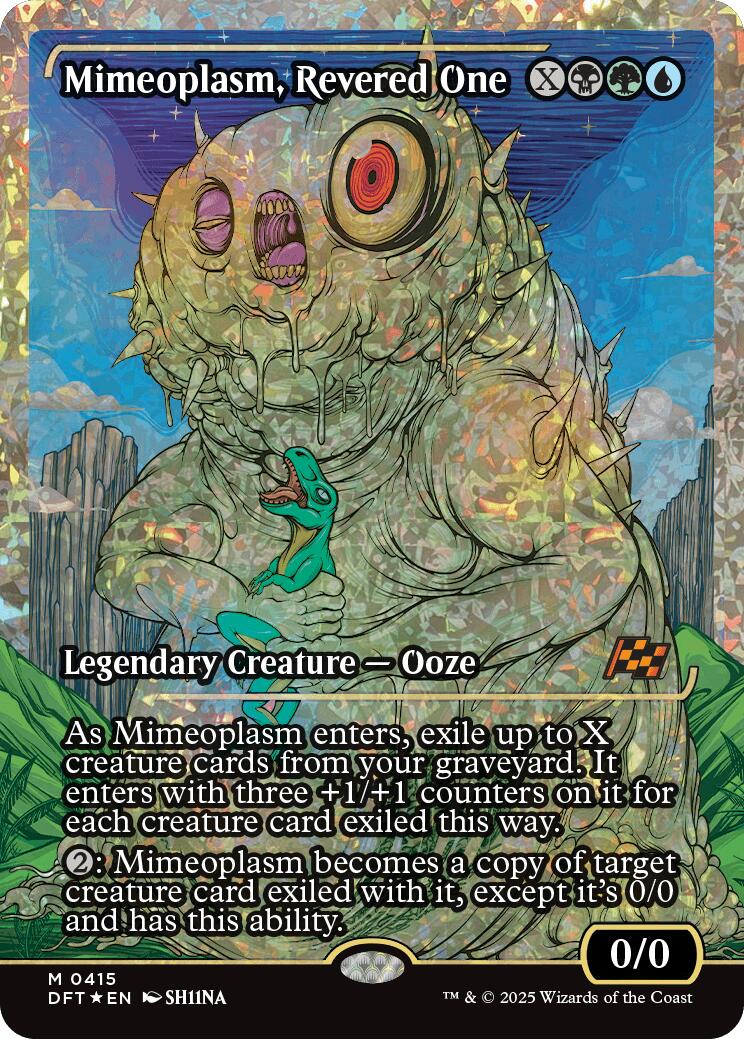 Mimeoplasm, Revered One (Showcase Fracture Foil) (Japanese) [Aetherdrift] | Good Games Morley