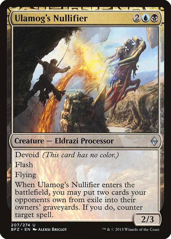 Ulamog's Nullifier 207/274 (Battle for Zendikar)  | Good Games Morley