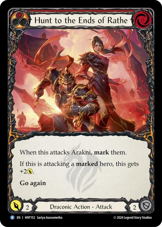 Hunt to the Ends of Rathe [HNT152] (The Hunted)  Rainbow Foil | Good Games Morley