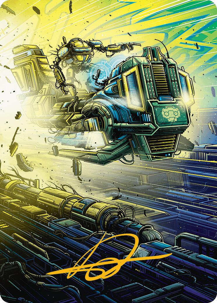 Guidelight Pathmaker Art Card (Gold-Stamped Signature) [Aetherdrift Art Series] | Good Games Morley