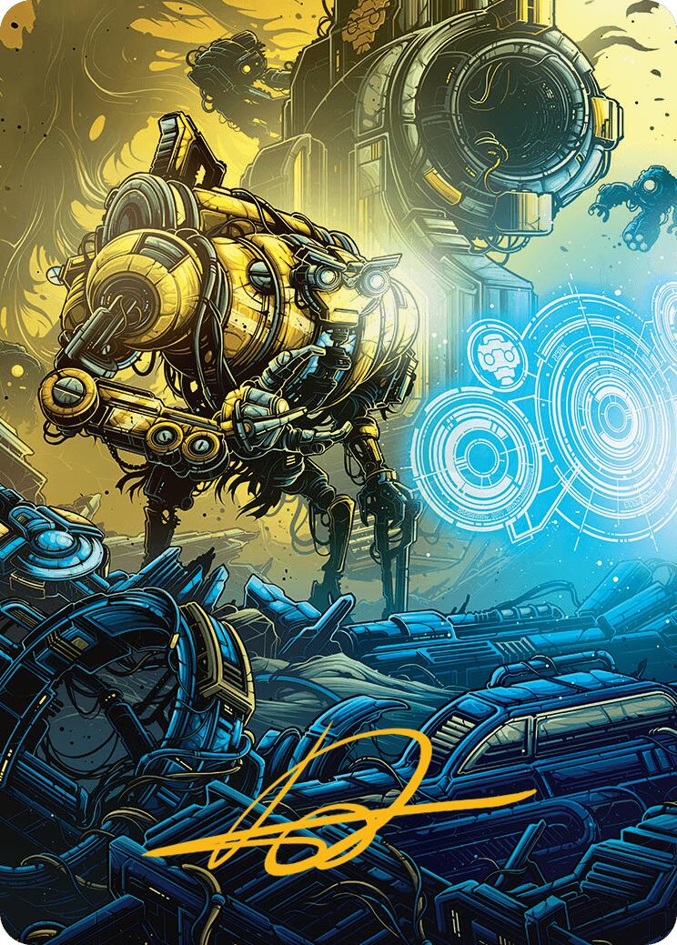 Mendicant Core, Guidelight Art Card (1/54) (Gold-Stamped Signature) [Aetherdrift Art Series] | Good Games Morley