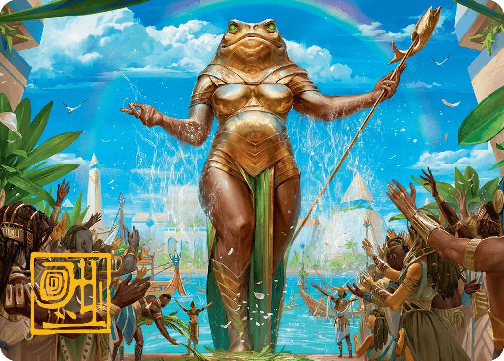 Sab-Sunen, Luxa Embodied Art Card (Gold-Stamped Signature) [Aetherdrift Art Series] | Good Games Morley