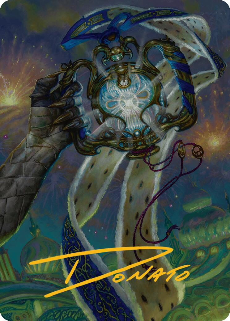 The Aetherspark Art Card (Gold-Stamped Signature) [Aetherdrift Art Series] | Good Games Morley