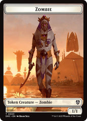 Champion of Wits // Zombie (0003) Double-Sided Token [Aetherdrift Tokens] | Good Games Morley