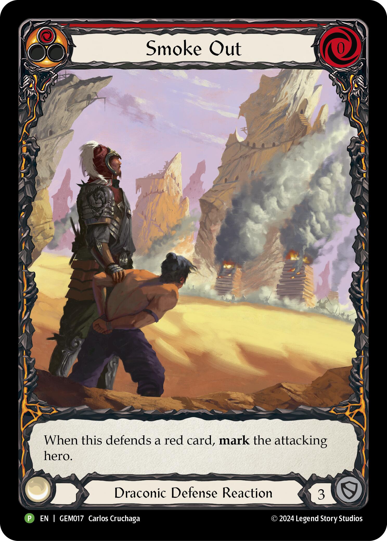 Smoke Out (Red) [GEM017] (GEM Pack 1)  Rainbow Foil | Good Games Morley