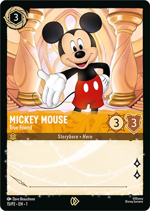 Mickey Mouse - True Friend (15) [Promo Cards] | Good Games Morley