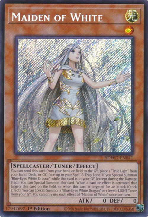 Maiden of White (Secret Rare) [SDWD-EN041] Secret Rare | Good Games Morley