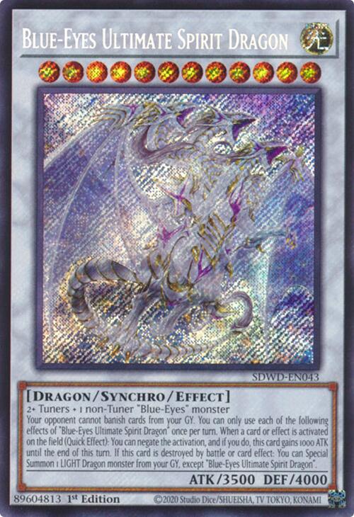 Blue-Eyes Ultimate Spirit Dragon (Secret Rare) [SDWD-EN043] Secret Rare | Good Games Morley