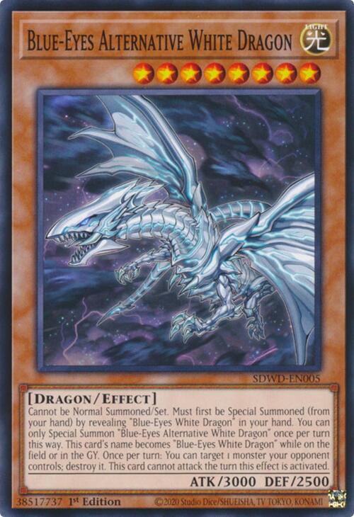 Blue-Eyes Alternative White Dragon [SDWD-EN005] Common | Good Games Morley