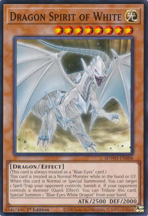 Dragon Spirit of White [SDWD-EN008] Common | Good Games Morley