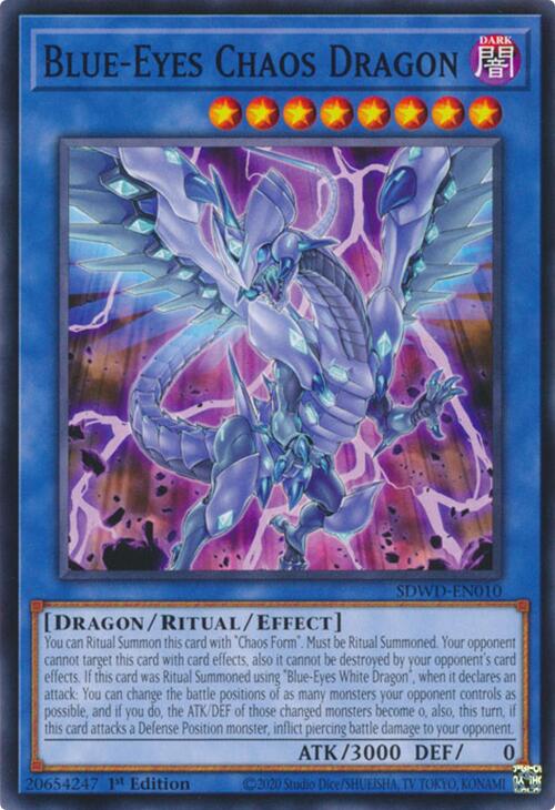 Blue-Eyes Chaos Dragon [SDWD-EN010] Common | Good Games Morley