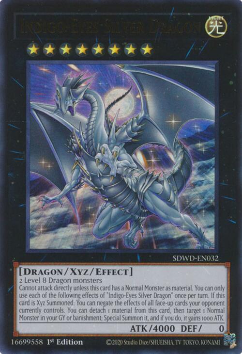Indigo-Eyes Silver Dragon [SDWD-EN032] Ultra Rare | Good Games Morley