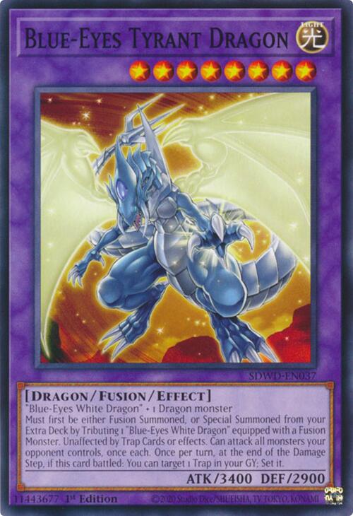 Blue-Eyes Tyrant Dragon [SDWD-EN037] Common | Good Games Morley