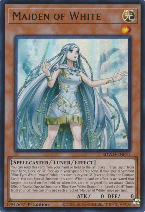 Maiden of White [SDWD-EN041] Ultra Rare | Good Games Morley