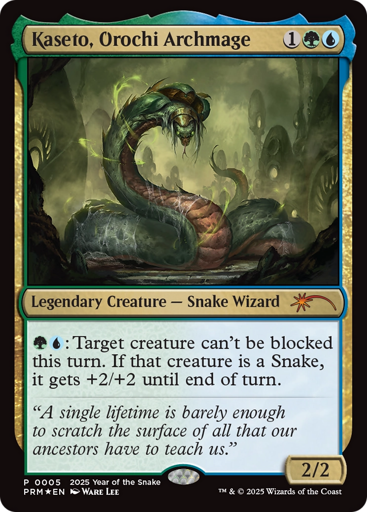 Kaseto, Orochi Archmage (Year of the Snake 2025) [Standard Showdown Promos] | Good Games Morley