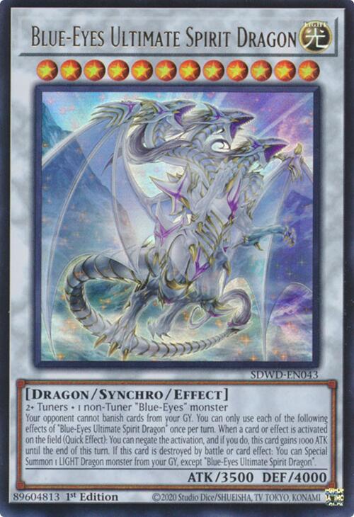 Blue-Eyes Ultimate Spirit Dragon [SDWD-EN043] Ultra Rare | Good Games Morley