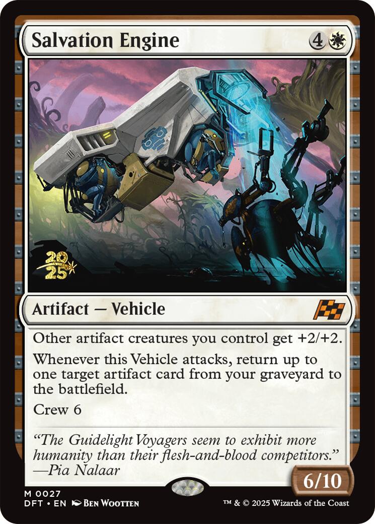 Salvation Engine [Aetherdrift Prerelease Promos] | Good Games Morley