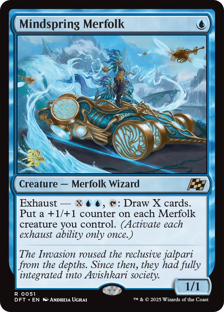 Mindspring Merfolk [Aetherdrift Prerelease Promos] | Good Games Morley