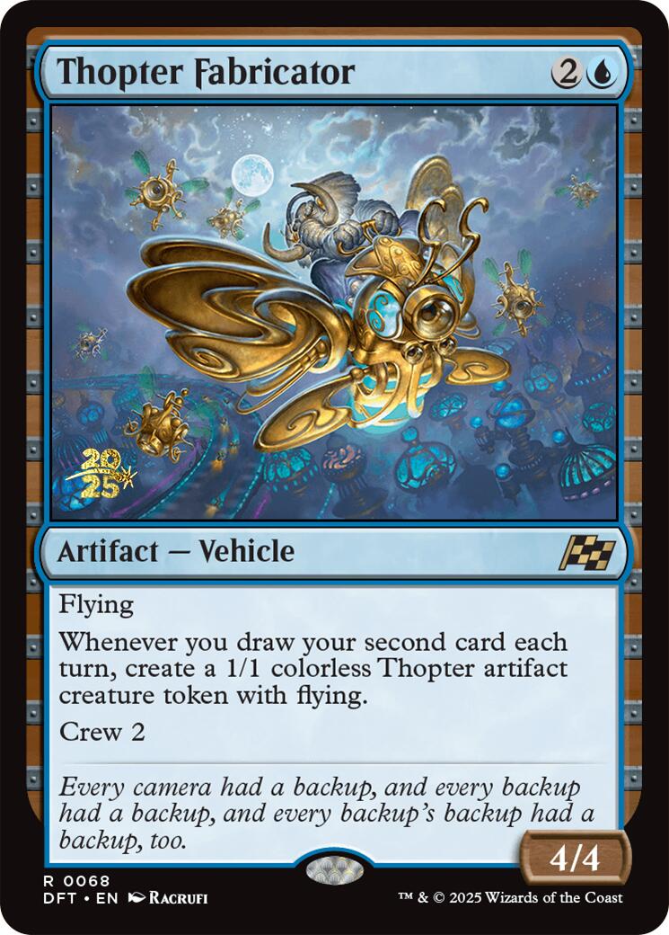 Thopter Fabricator [Aetherdrift Prerelease Promos] | Good Games Morley