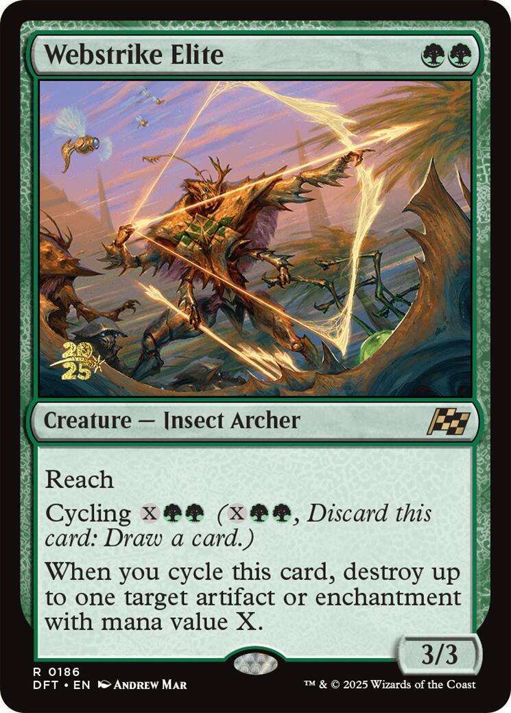 Webstrike Elite [Aetherdrift Prerelease Promos] | Good Games Morley