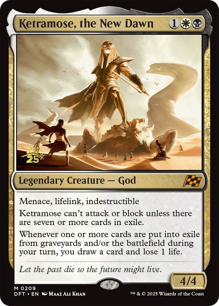 Ketramose, the New Dawn [Aetherdrift Prerelease Promos] | Good Games Morley