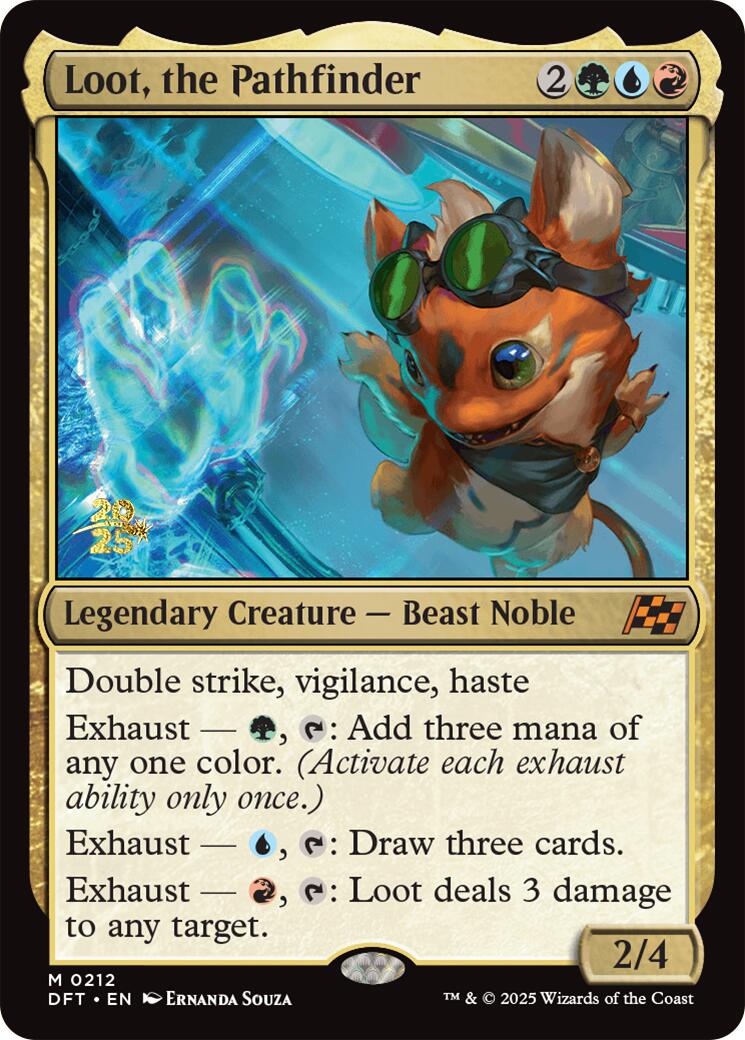 Loot, the Pathfinder [Aetherdrift Prerelease Promos] | Good Games Morley