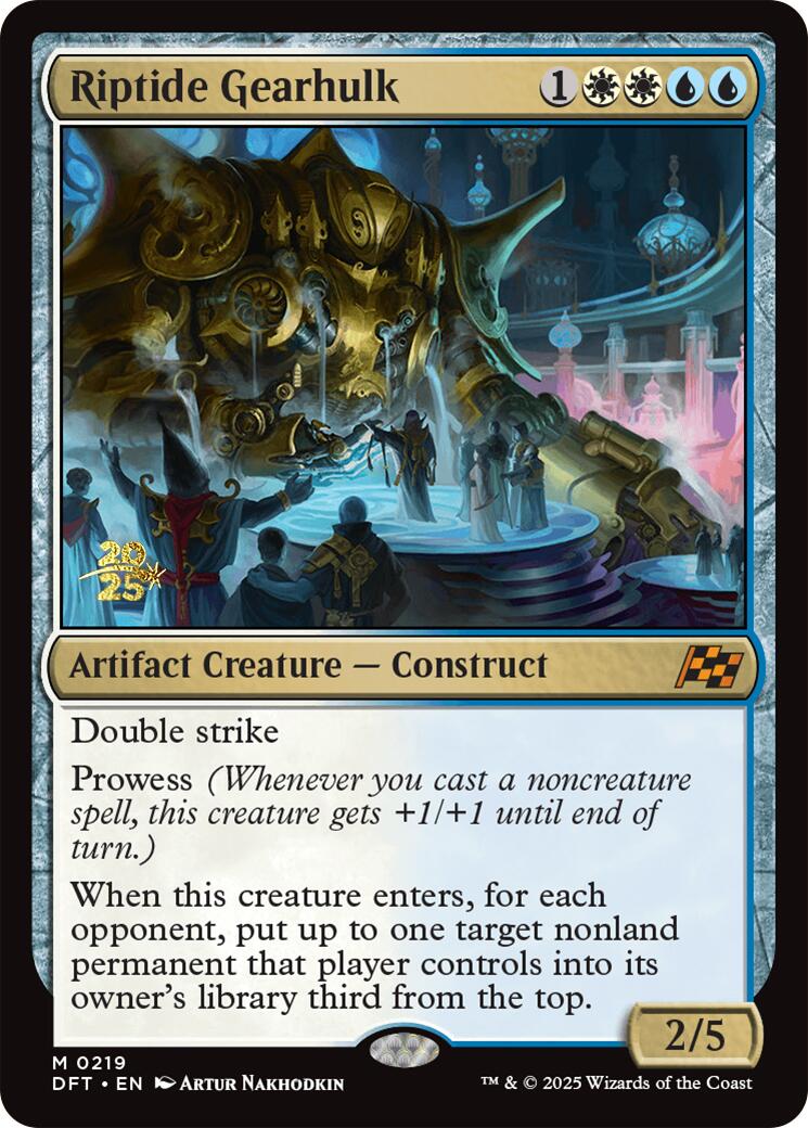 Riptide Gearhulk [Aetherdrift Prerelease Promos] | Good Games Morley