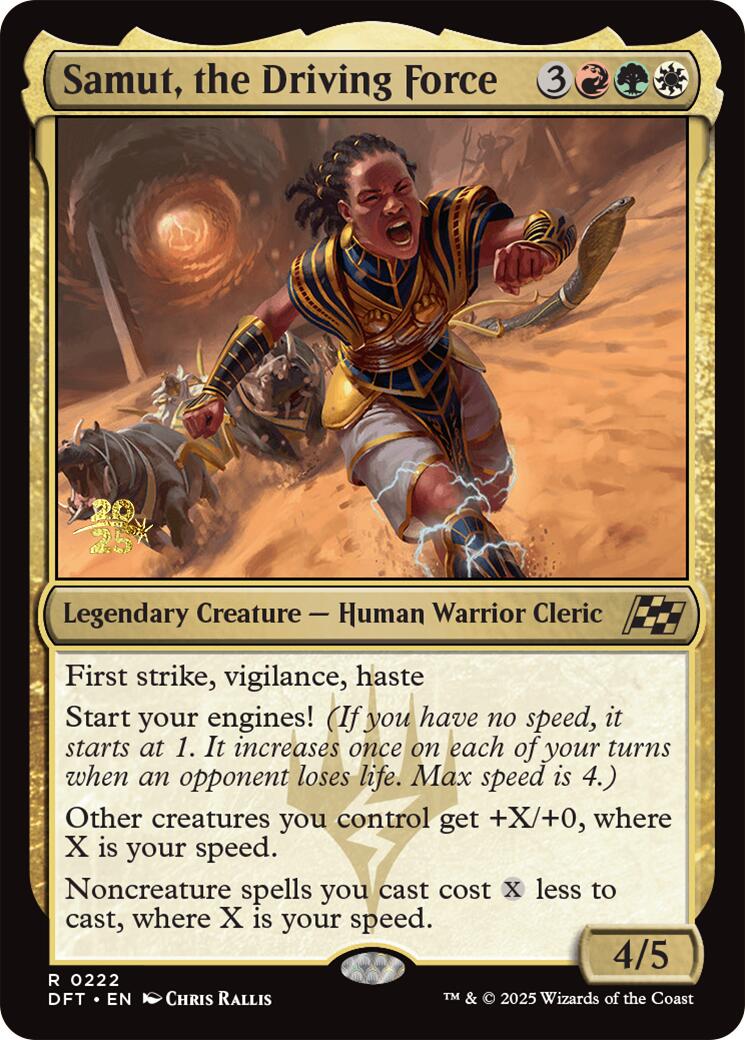 Samut, the Driving Force [Aetherdrift Prerelease Promos] | Good Games Morley