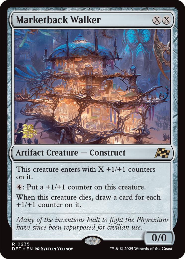 Marketback Walker [Aetherdrift Prerelease Promos] | Good Games Morley