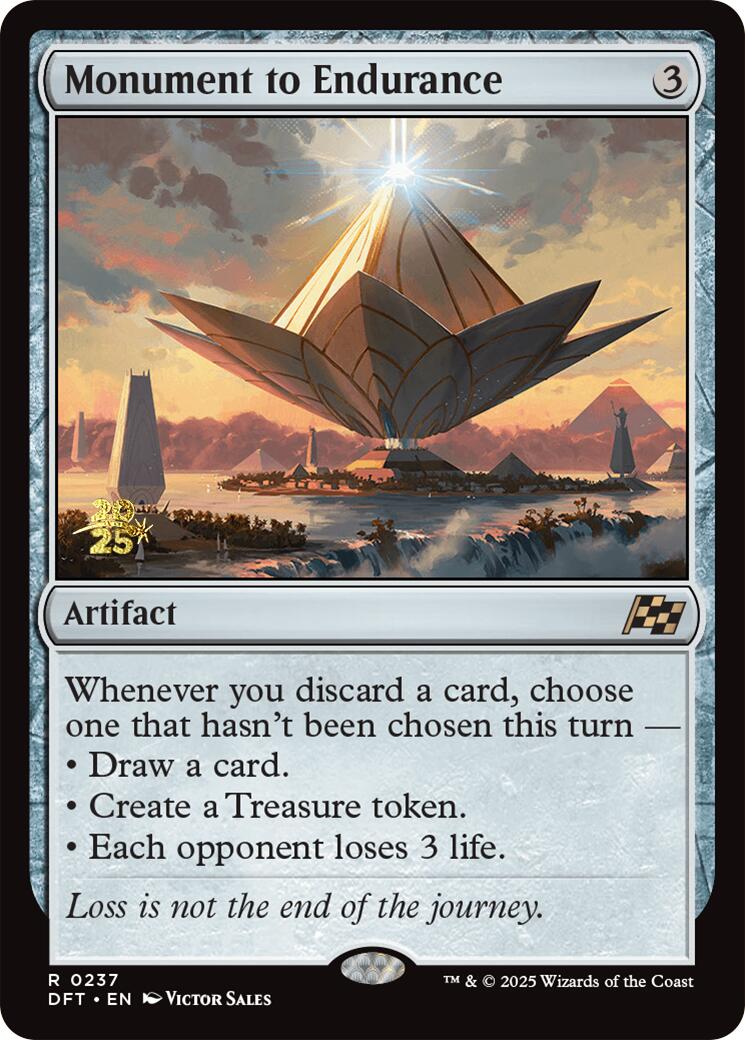 Monument to Endurance [Aetherdrift Prerelease Promos] | Good Games Morley