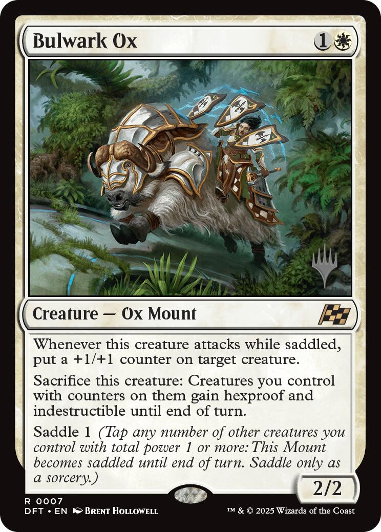 Bulwark Ox (Promo Pack) [Aetherdrift Promos] | Good Games Morley