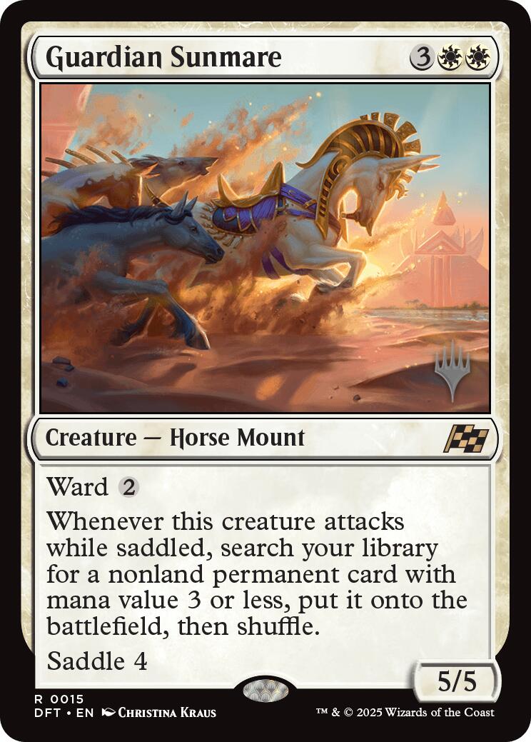 Guardian Sunmare (Promo Pack) [Aetherdrift Promos] | Good Games Morley