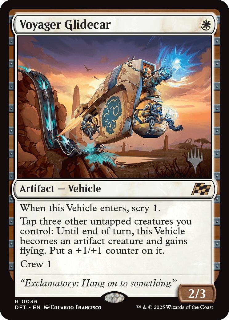 Voyager Glidecar (Promo Pack) [Aetherdrift Promos] | Good Games Morley