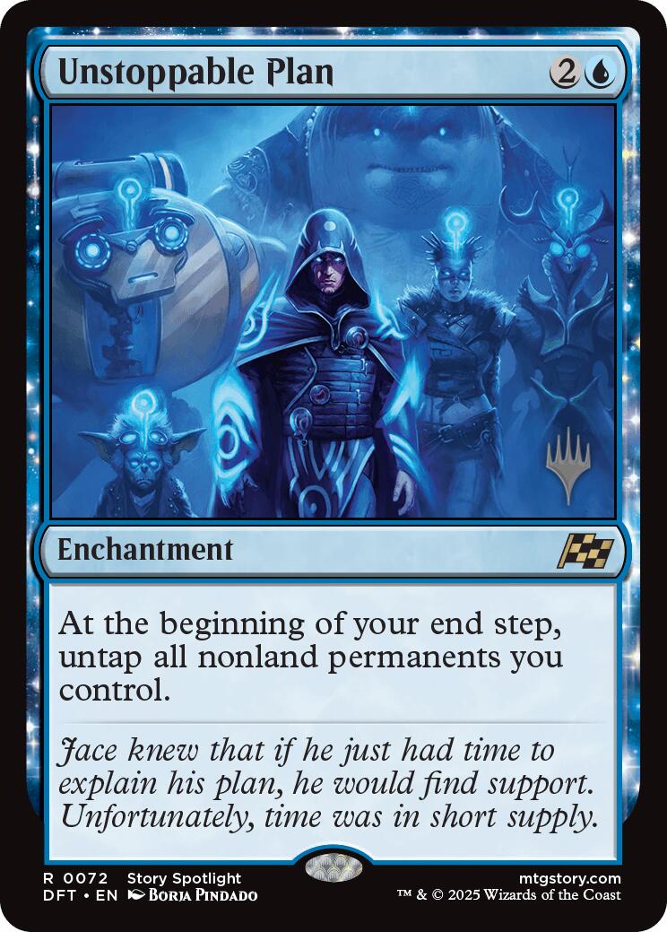Unstoppable Plan (Promo Pack) [Aetherdrift Promos] | Good Games Morley